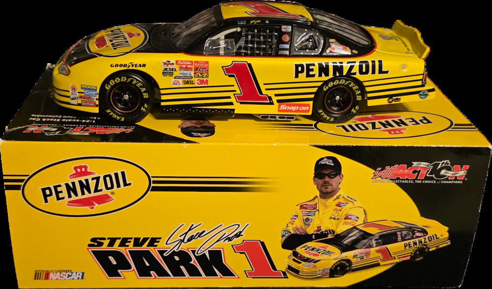 Steve Park #1 Pennzoil 2002 Monte Carlo Action 1:24 Diecast 1 of 15,048 Nascar